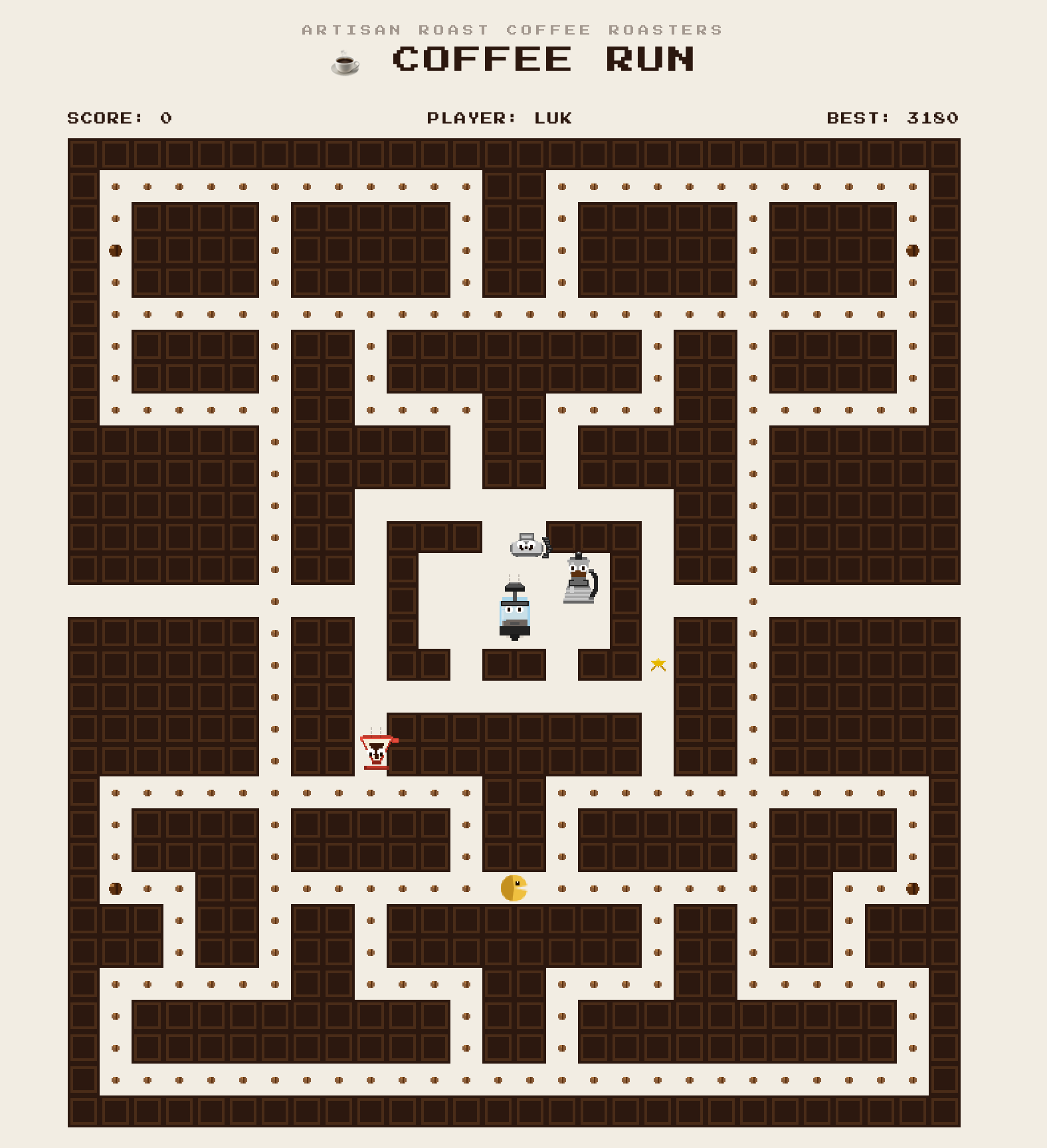 Level Up Your Coffee Break: Introducing the Artisan Roast Pacman Challenge