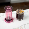 AeroPress Clear Coffee Maker Pink